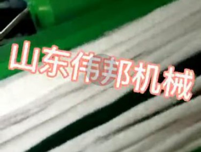 棉條，毛條剪切視頻